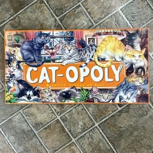 CAT-OPOLY Cat Themed Monopoly Style Board Game By Late for the Sky